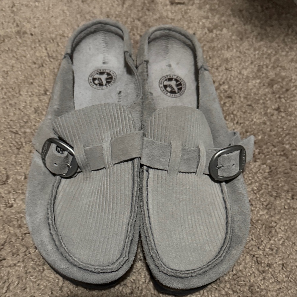 UGG Gray Suede Loafers
